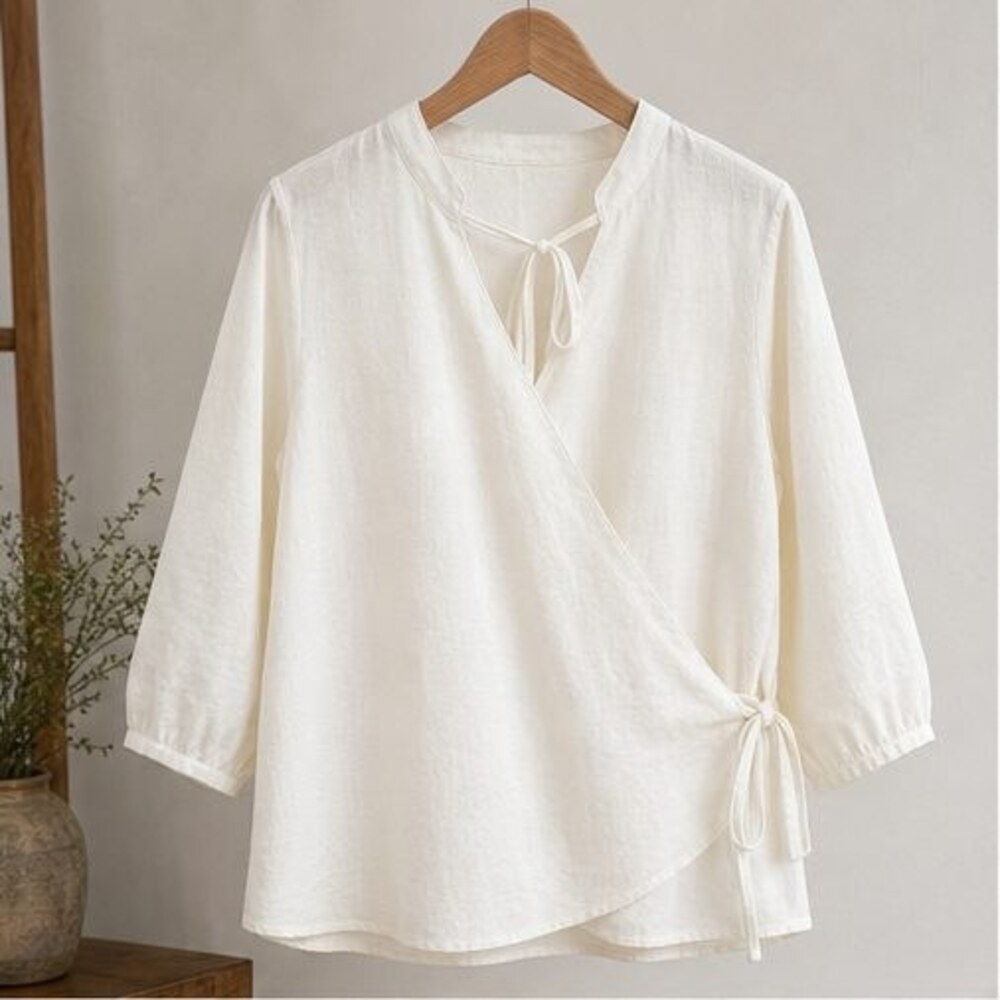 Ivory Ruffle Blouse